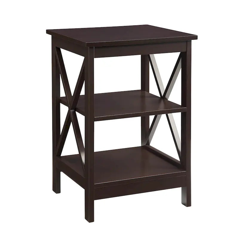 Convenience Concepts Oxford End Table with Shelves