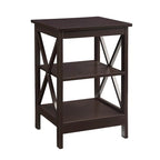 Convenience Concepts Oxford End Table with Shelves
