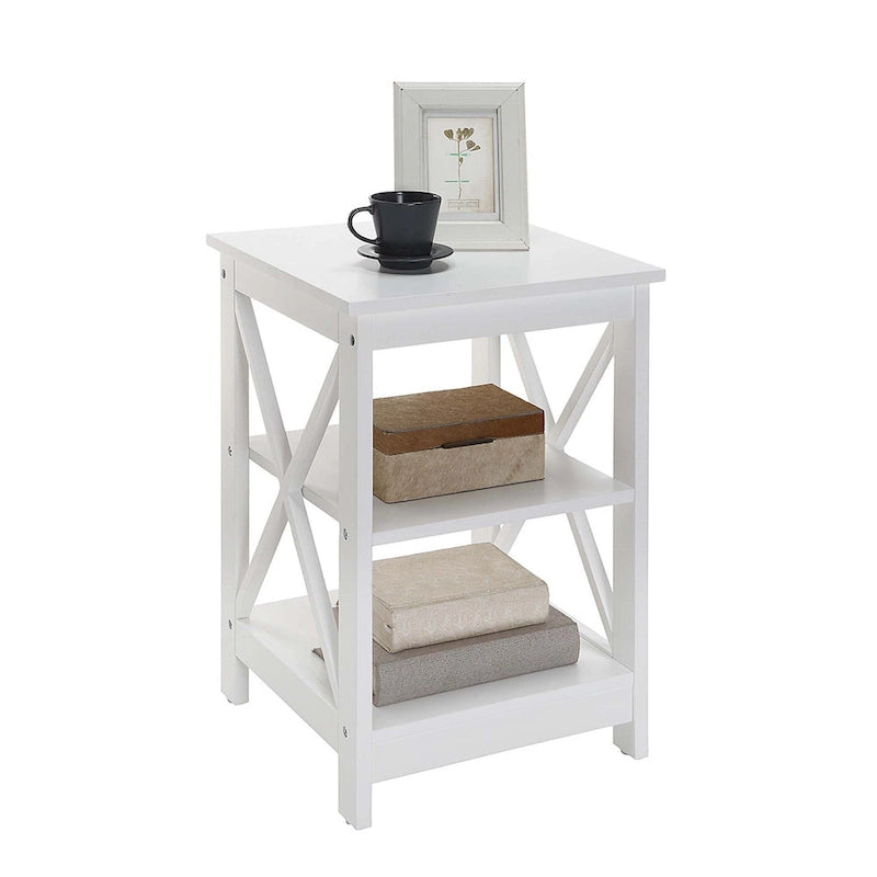 Convenience Concepts Oxford End Table with Shelves