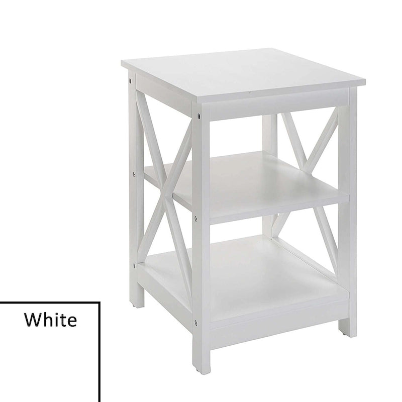 Convenience Concepts Oxford End Table with Shelves