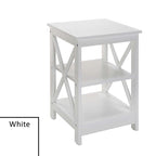 Convenience Concepts Oxford End Table with Shelves
