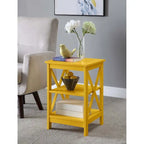 Convenience Concepts Oxford End Table with Shelves