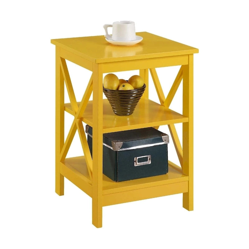 Convenience Concepts Oxford End Table with Shelves