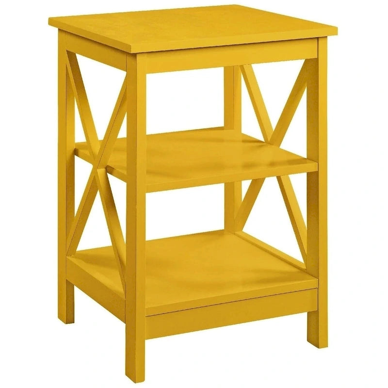 Convenience Concepts Oxford End Table with Shelves