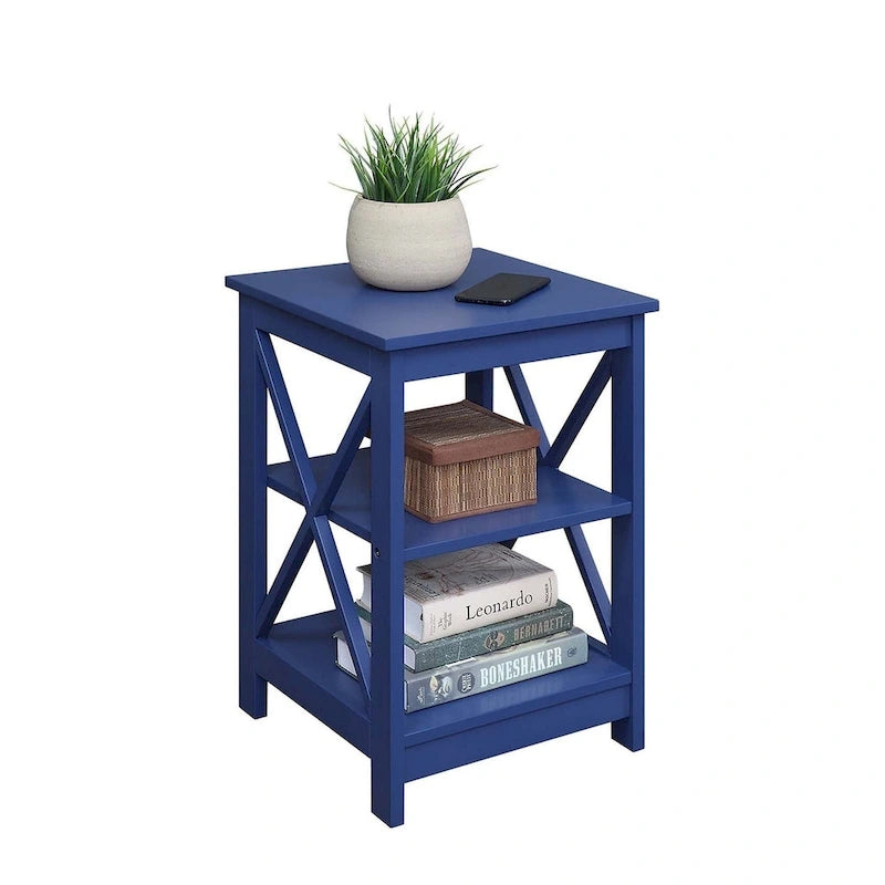 Convenience Concepts Oxford End Table with Shelves