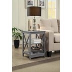 Convenience Concepts Oxford End Table with Shelves