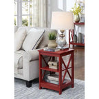 Convenience Concepts Oxford End Table with Shelves