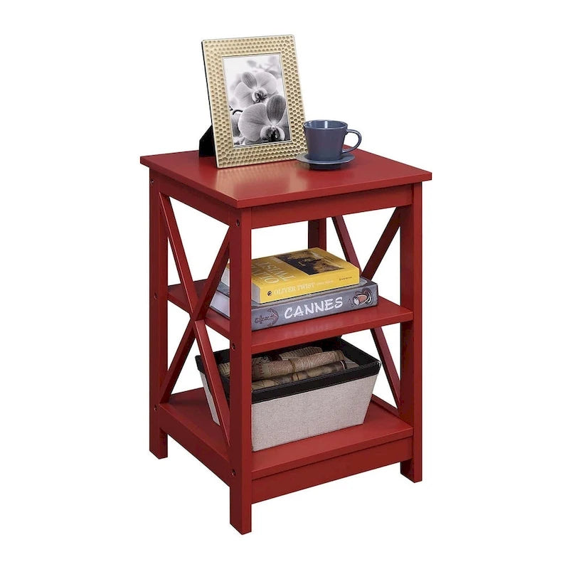 Convenience Concepts Oxford End Table with Shelves