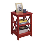 Convenience Concepts Oxford End Table with Shelves