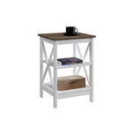 Convenience Concepts Oxford End Table with Shelves