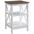 Convenience Concepts Oxford End Table with Shelves