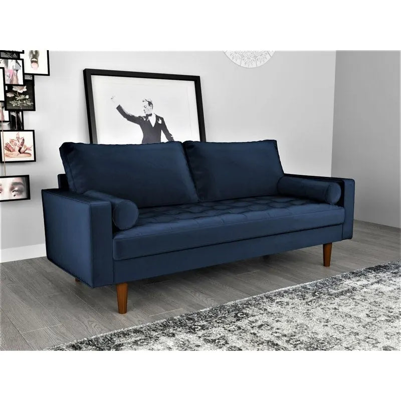 Mac Velvet Mid-century Style Sofa