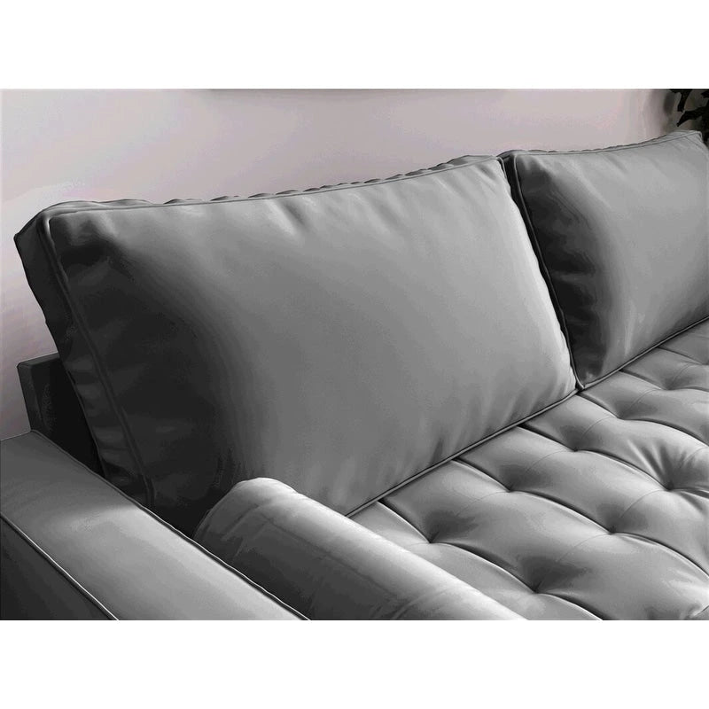 Mac Velvet Mid-century Style Sofa