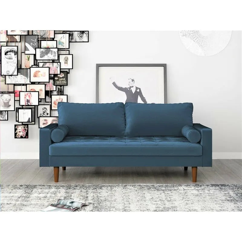 Mac Velvet Mid-century Style Sofa