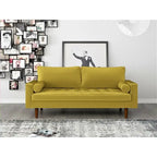 Mac Velvet Mid-century Style Sofa