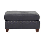 Bobkona Chaise Upholstered 3-piece Reversible Sectional Sofa Set