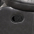 Furniture of America Sory Transitional Faux Leather Reclining Sectional Sofa