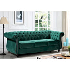 Kemos Velvet Chesterfield Sofa