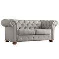 Knightsbridge Tufted Scroll Arm Chesterfield Loveseat by iNSPIRE Q Artisan