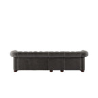 Knightsbridge Grey Extra Long Chesterfield Sofa by iNSPIRE Q Artisan