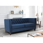 Lisette 73.3 Velvet Square Arm Sofa