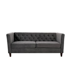 Lisette 73.3 Velvet Square Arm Sofa