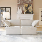 Velvet Sectional Sofa Modern Upholstered Couch Sofa for Living Room