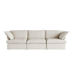 Velvet Sectional Sofa Modern Upholstered Couch Sofa for Living Room