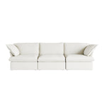 Velvet Sectional Sofa Modern Upholstered Couch Sofa for Living Room