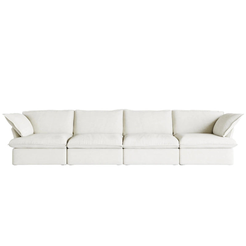 Velvet Sectional Sofa Modern Upholstered Couch Sofa for Living Room