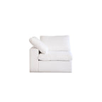 Modern Velvet Sectional Sofa Down Filled Overstuffed Upholstered Couches for Living Room