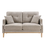Fabric 2 Seater Loveseat Sofa with USB Charge