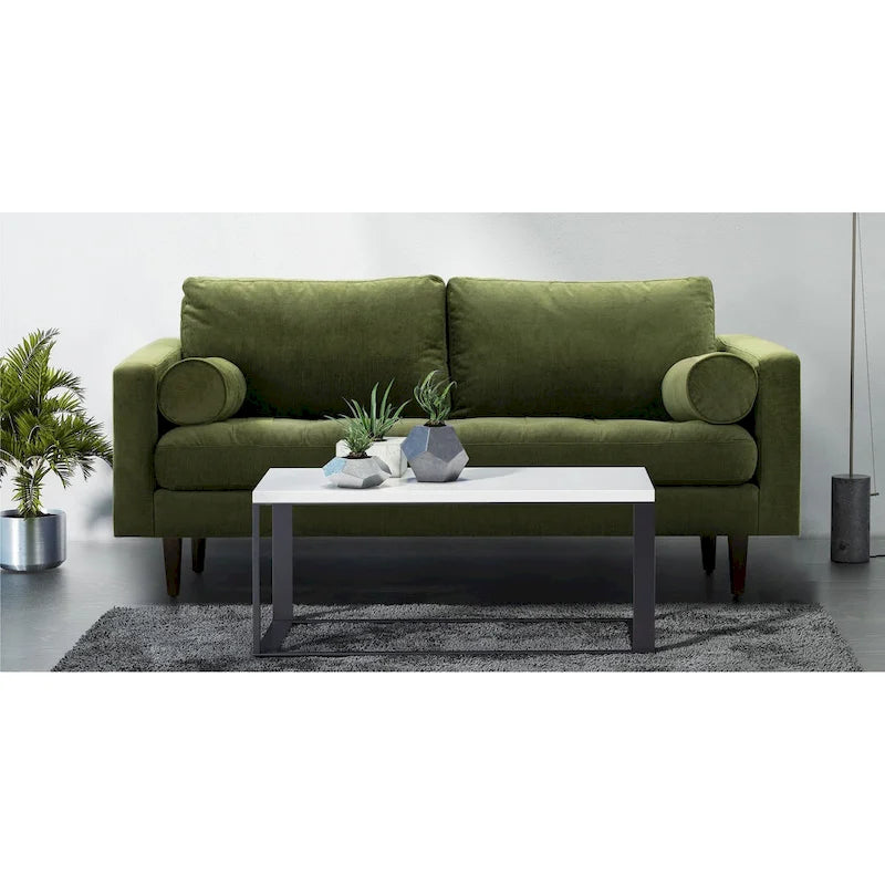 Poly & Bark Napa 72 Velvet Fabric Sofa