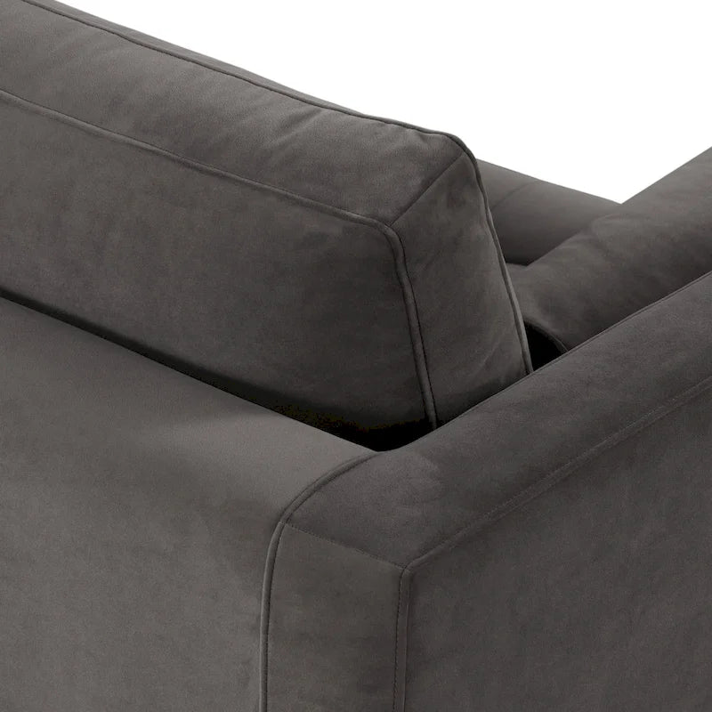 Poly & Bark Napa 72 Velvet Fabric Sofa