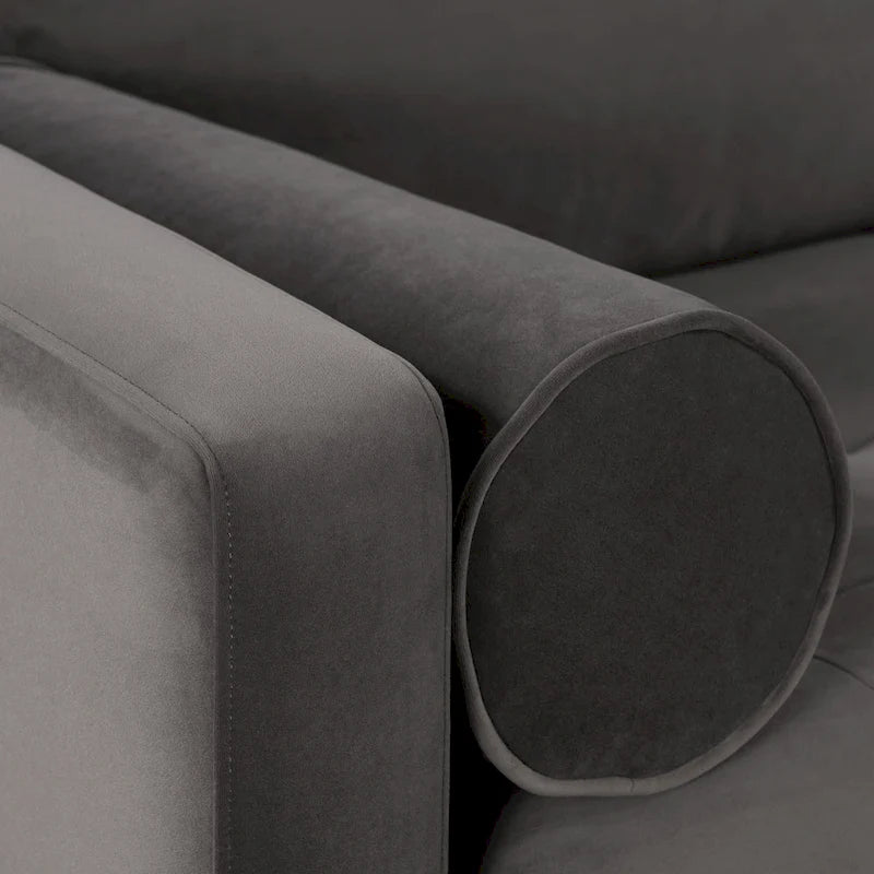 Poly & Bark Napa 72 Velvet Fabric Sofa