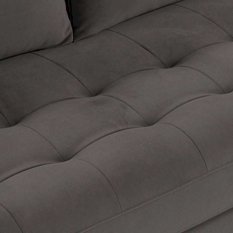 Poly & Bark Napa 72 Velvet Fabric Sofa