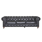 Century Chesterfield Sofa - Light Chestnut Leather