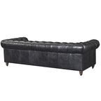 Century Chesterfield Sofa - Light Chestnut Leather