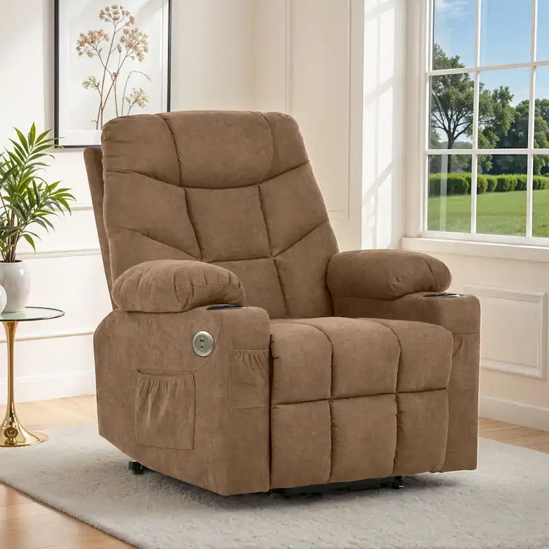 Modern Massage and Heating Recliner Sofa Chair
