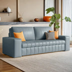 JASIWAY Modern Upholstered Loveseat Sleeper Sofa Bed with Storage