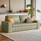 JASIWAY Modern Upholstered Loveseat Sleeper Sofa Bed with Storage