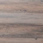 2-Tier Coffee Table with Metal Side Braces and Corner Caps