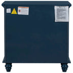 3-Drawer Storage Wood Cabinet, End Table with Pull out Tray