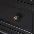 3-Drawer Storage Wood Cabinet, End Table with Pull out Tray