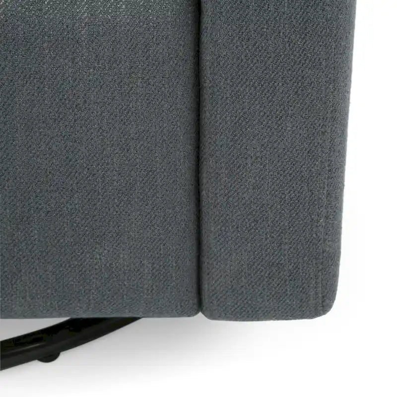 Hounker Contemporary Upholstered Swivel Recliner by Christopher Knight Home