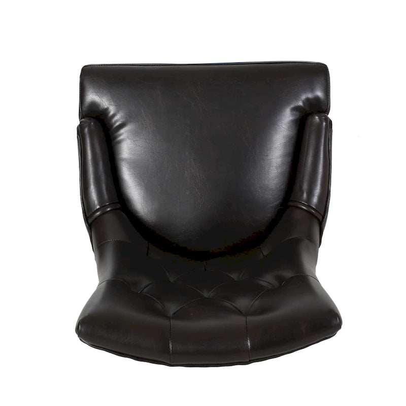 Hayden Contemporary Tufted Bonded Leather Dining Chairs (Set of 4) by Christopher Knight Home