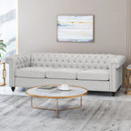 Parkhurst Tufted Grey Chesterfield Sofa by Christopher Knight Home