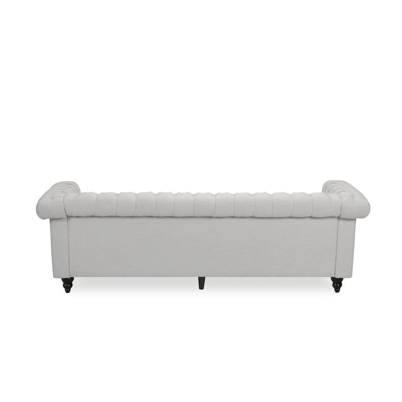 Parkhurst Tufted Grey Chesterfield Sofa by Christopher Knight Home