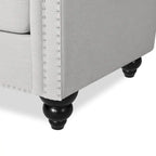 Parkhurst Tufted Grey Chesterfield Sofa by Christopher Knight Home