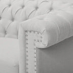 Parkhurst Tufted Grey Chesterfield Sofa by Christopher Knight Home